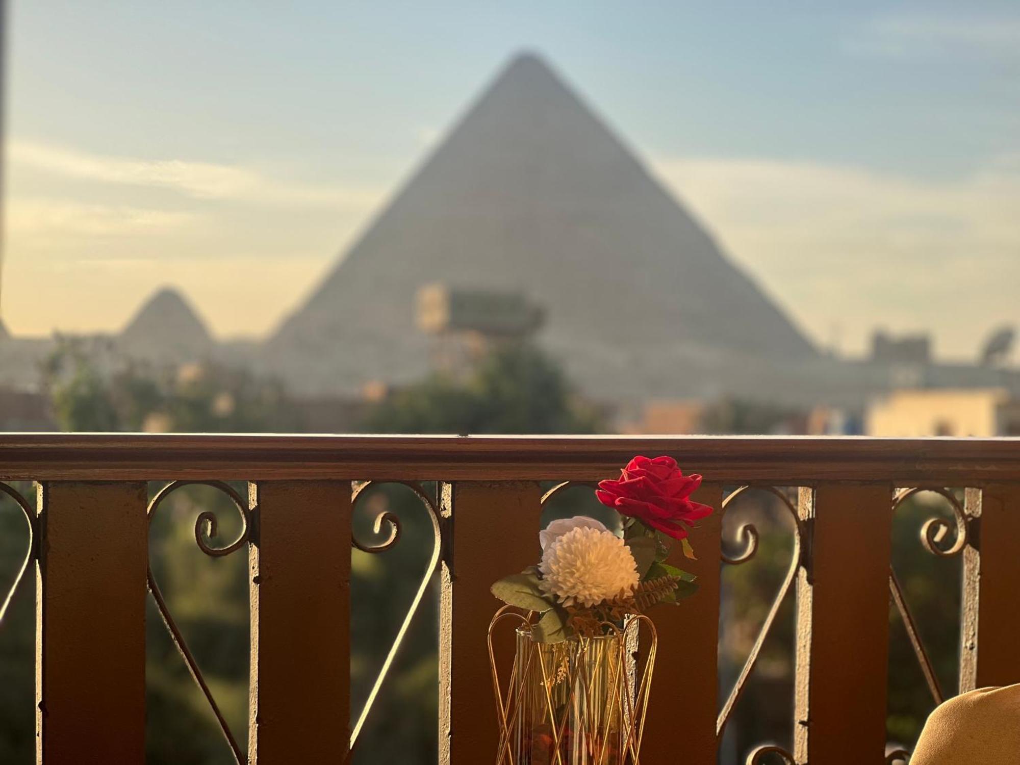 Flower Pyramids Inn Kafret el-Gabal Buitenkant foto