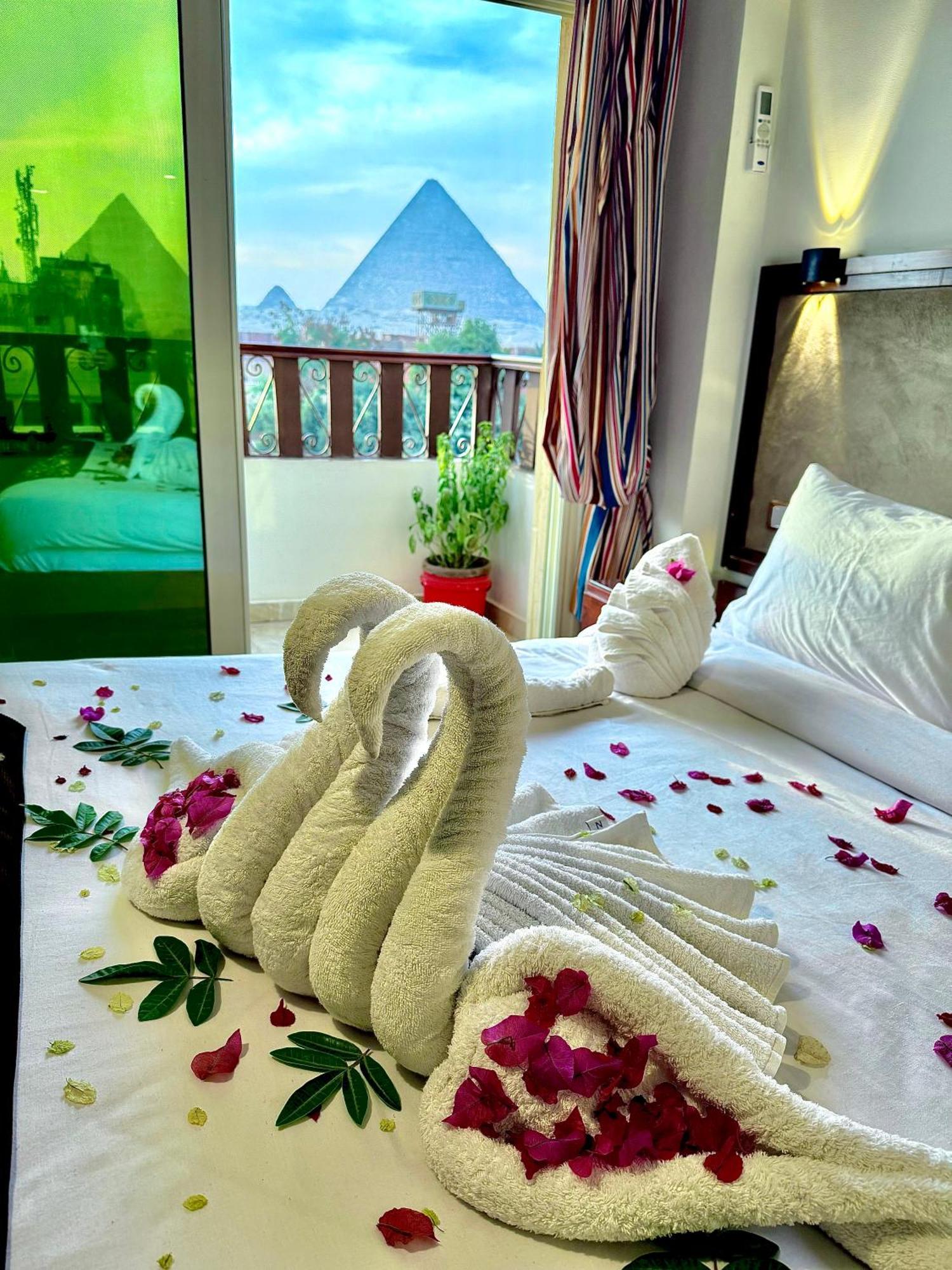 Flower Pyramids Inn Kafret el-Gabal Buitenkant foto