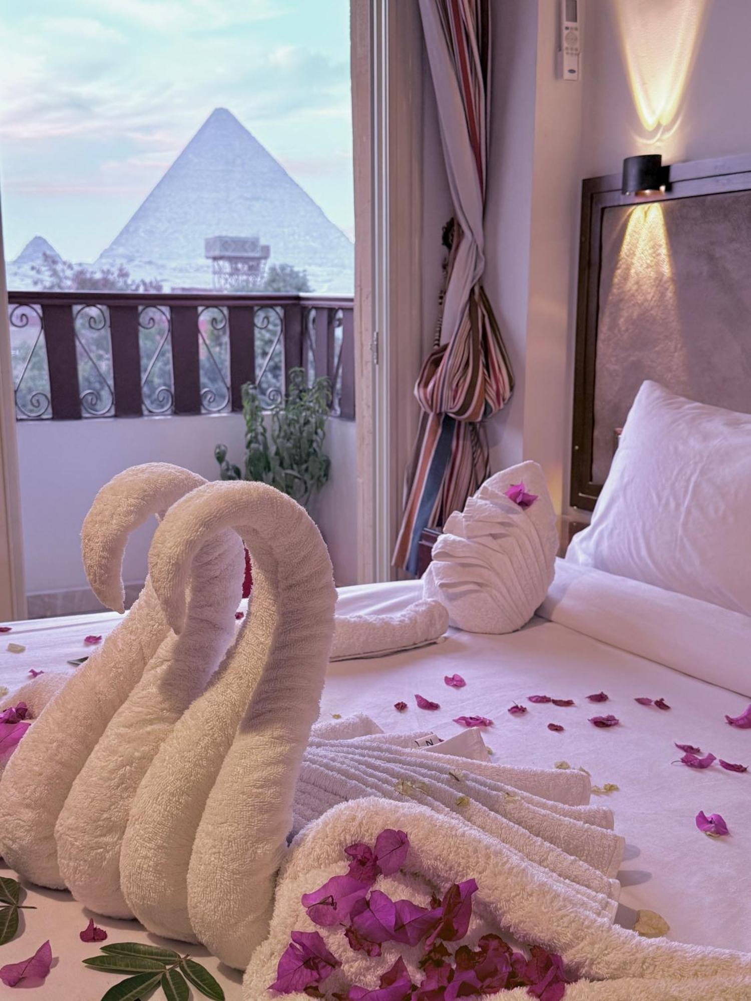 Flower Pyramids Inn Kafret el-Gabal Buitenkant foto