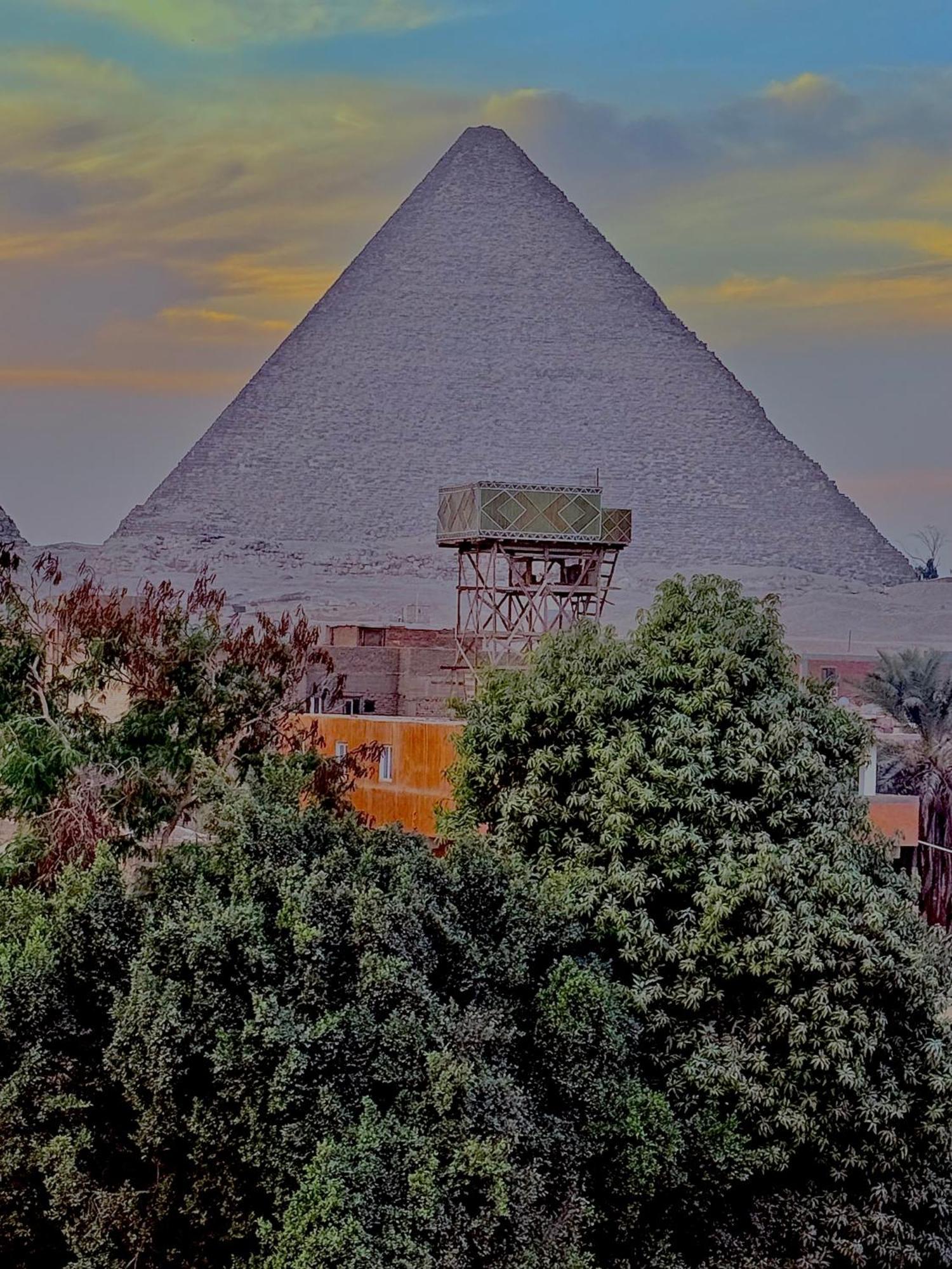 Flower Pyramids Inn Kafret el-Gabal Buitenkant foto