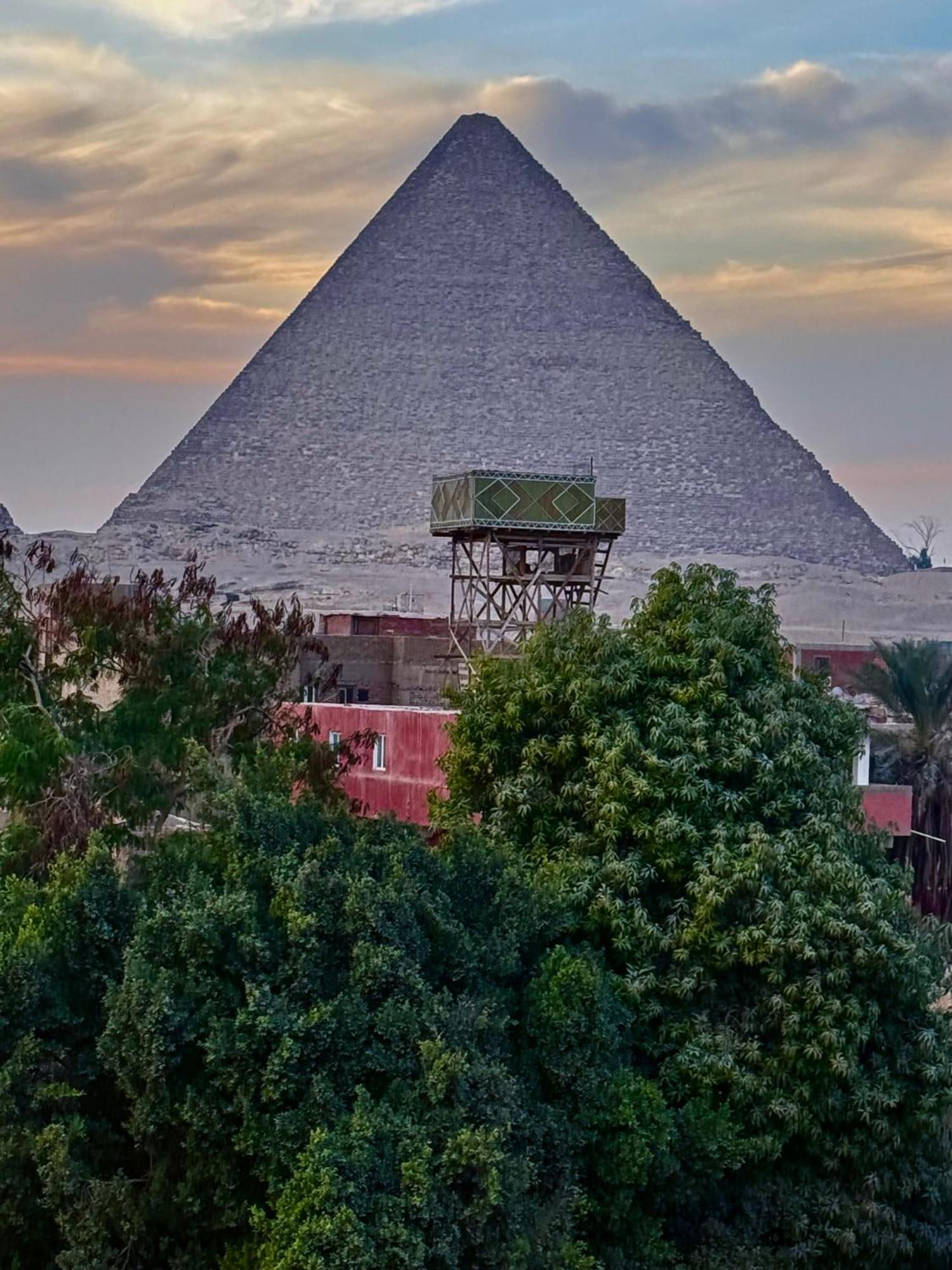 Flower Pyramids Inn Kafret el-Gabal Buitenkant foto