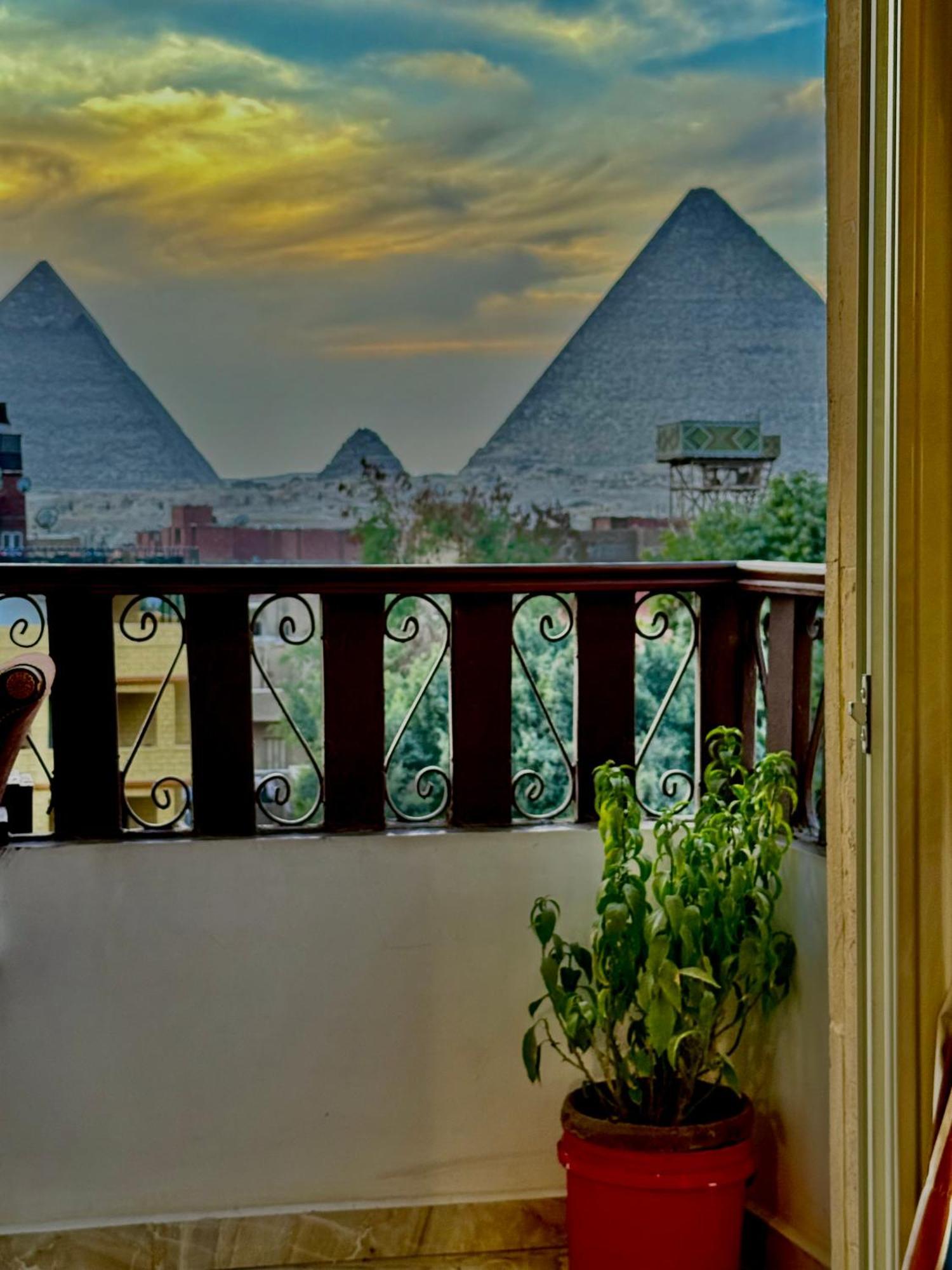 Flower Pyramids Inn Kafret el-Gabal Buitenkant foto
